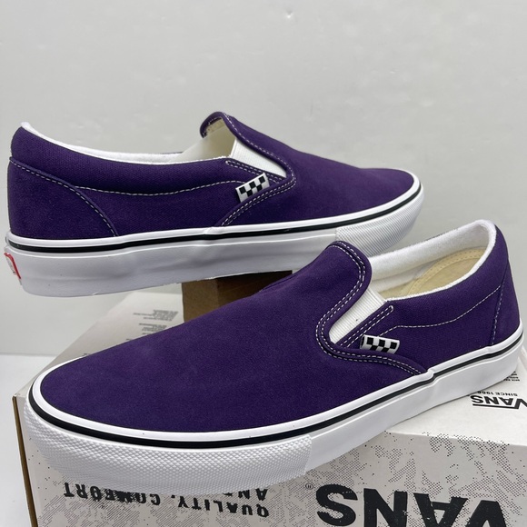 Vans Men’s Classic Purple Skate Slip-On
Purple/Black
VN0A2Z31PCA Sneakers - Picture 8 of 16
